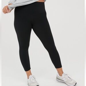 NWT Aerie OFFLINE Black Real Me High Waisted Crop Leggings